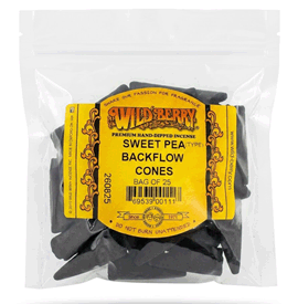 Wildberry Sweet Pea Back Flow Incense Cones